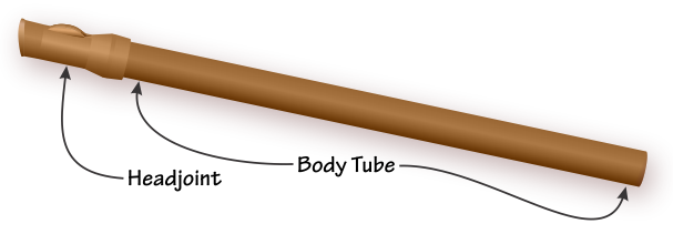 Breath Flute Anatomy
